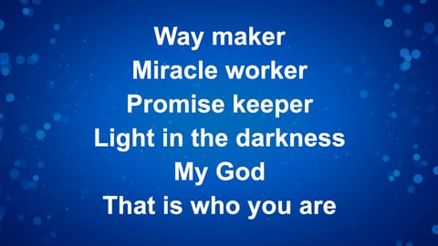 Way Maker (Acoustic)