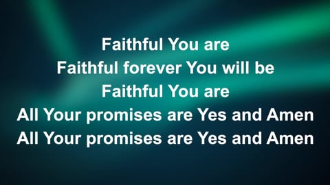 Yes And Amen (Acoustic)