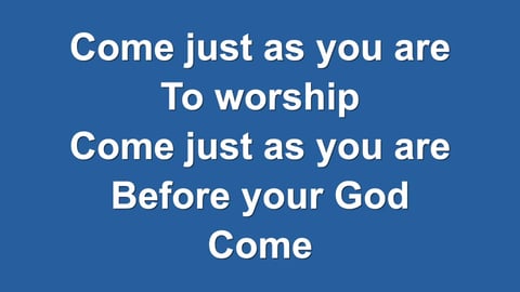 Come Now Is The Time To Worship (Acoustic)