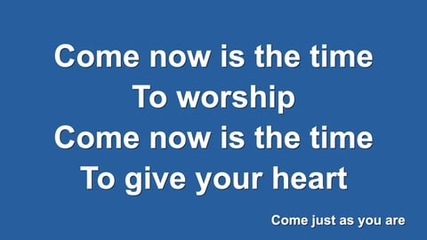 Come Now Is The Time To Worship (Acoustic)