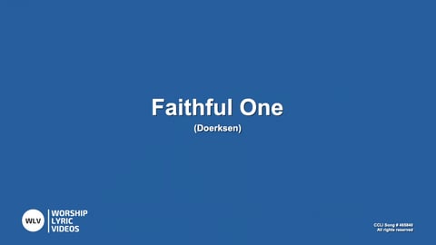 Faithful One (Acoustic)