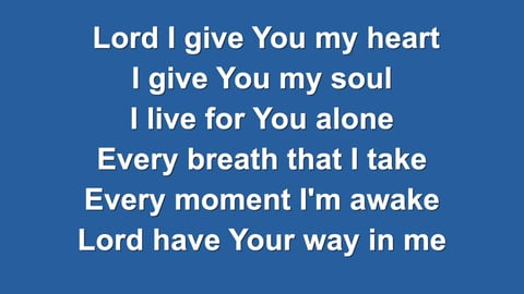 I Give You My Heart (Acoustic)