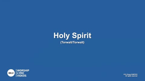 Holy Spirit (Acoustic)