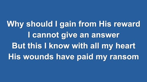 How Deep The Father's Love For Us (Acoustic)