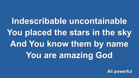 Indescribable (Acoustic)