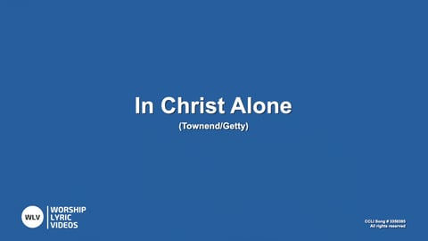 In Christ Alone (Acoustic)