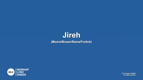 Jireh (Acoustic)