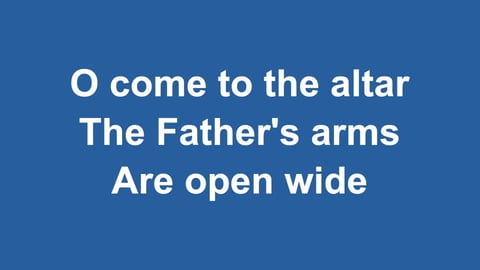 O Come To The Altar (Acoustic)