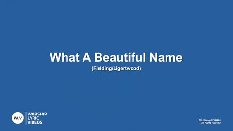 What A Beautiful Name (Acoustic)