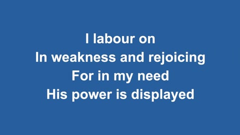 Yet Not I But Through Christ In Me (Acoustic)