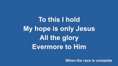 Yet Not I But Through Christ In Me (Acoustic)