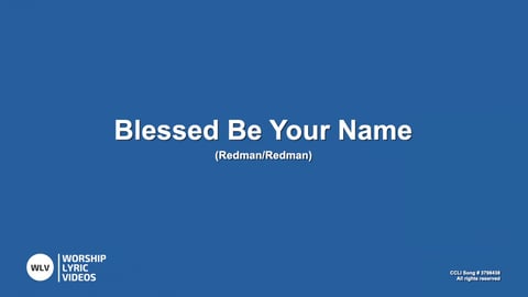 Blessed Be Your Name (Acoustic)