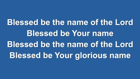 Blessed Be Your Name (Acoustic)
