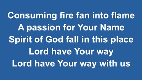 Consuming Fire (Acoustic)