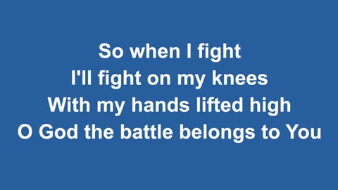 Battle Belongs (Acoustic)