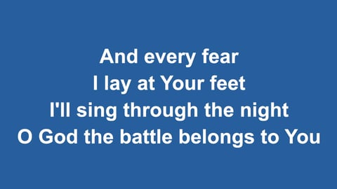 Battle Belongs (Acoustic)