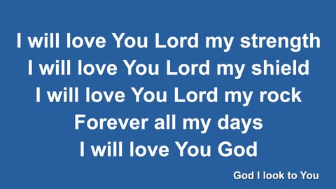 God I Look To You (Acoustic)