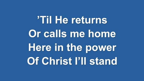 In Christ Alone (Acoustic)