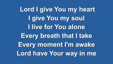 I Give You My Heart (Acoustic)