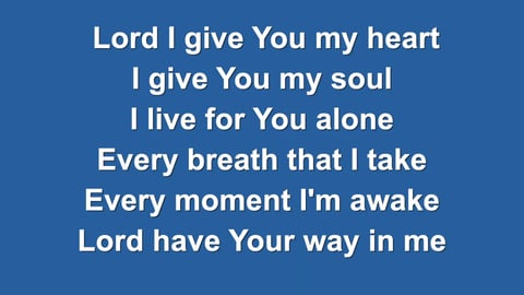 I Give You My Heart (Acoustic)