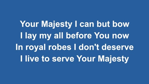 King Of Kings Majesty (Acoustic)