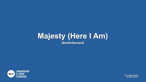 Majesty (Here I Am) (Acoustic)