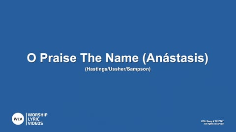 O Praise The Name (Anastasis) (Acoustic)