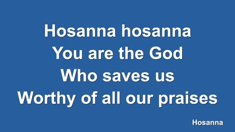 Hosanna (Praise Is Rising) (Acoustic)