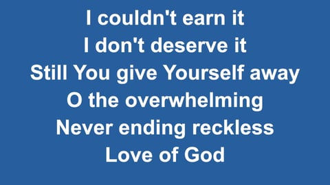 Reckless Love (Acoustic)