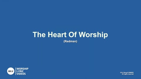 The Heart Of Worship (Acoustic)
