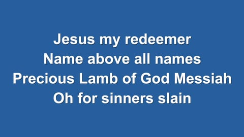 There Is A Redeemer (Acoustic)