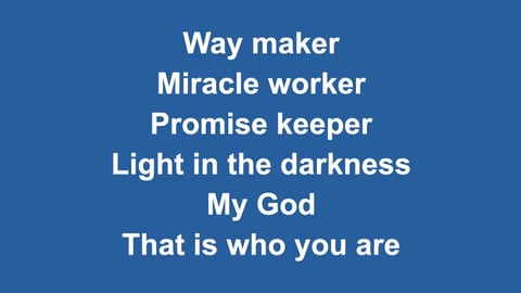 Way Maker (Acoustic)