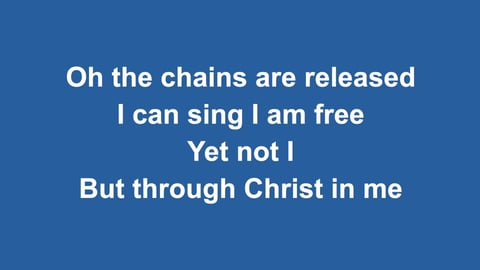 Yet Not I But Through Christ In Me (Acoustic)