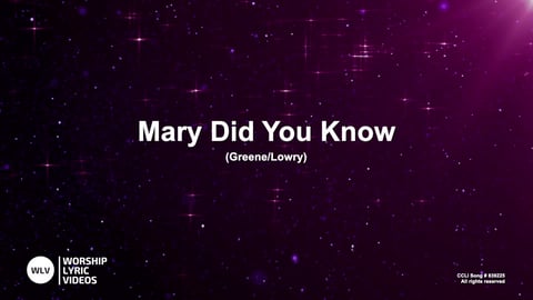 Mary Did You Know (Acoustic)