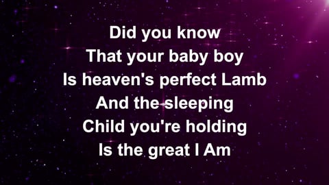 Mary Did You Know (Acoustic)