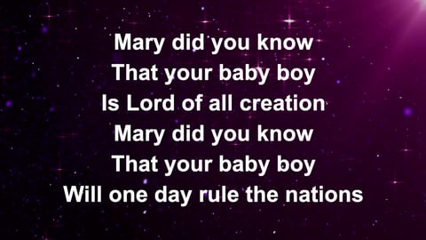 Mary Did You Know (Acoustic)