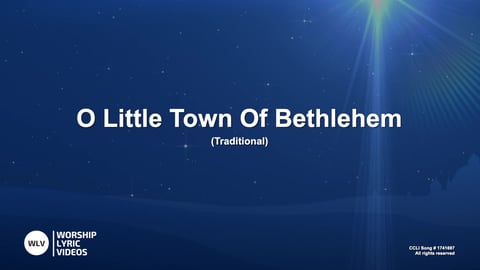 O Little Town Of Bethlehem (Forest Green) (Acoustic)