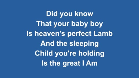 Mary Did You Know (Acoustic)