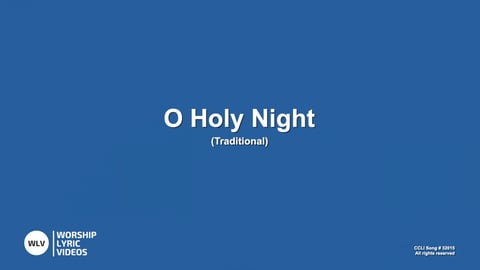 O Holy Night (Acoustic)