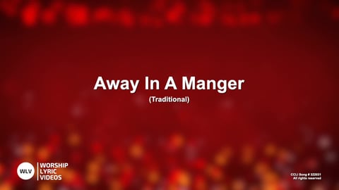 Away In A Manger (Cradle Song) (Acoustic)