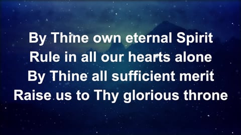 Come Thou Long Expected Jesus (Acoustic)
