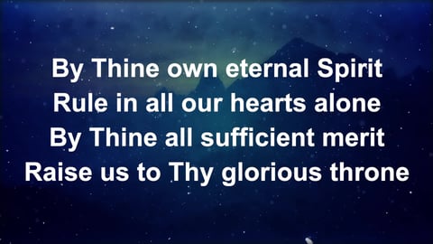 Come Thou Long Expected Jesus (Acoustic)