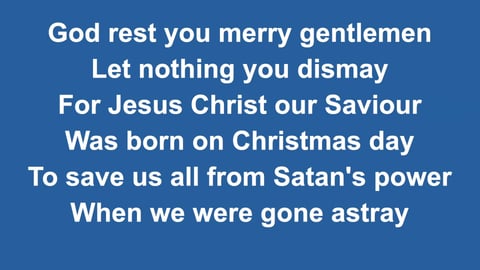 God Rest You Merry Gentlemen (Acoustic)