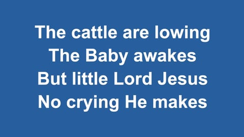 Away In A Manger (Cradle Song) (Acoustic)