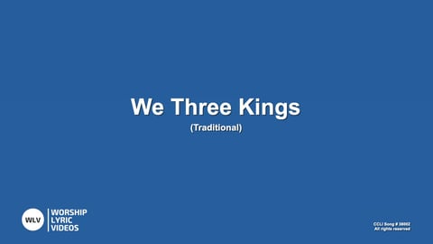 We Three Kings (Acoustic)