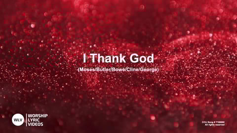 I Thank God (Acoustic)