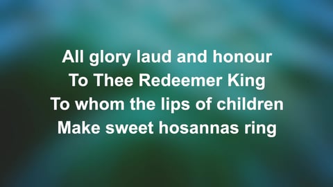 All Glory Laud And Honour (Acoustic)