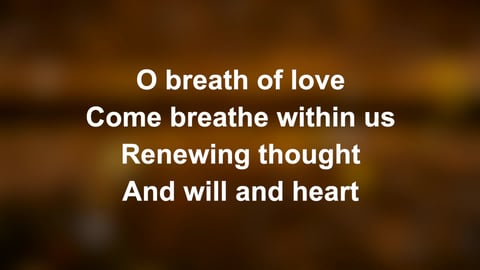 O Breath Of Life (Acoustic)