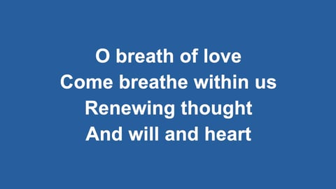 O Breath Of Life (Acoustic)