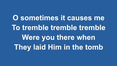 Were You There (Acoustic)